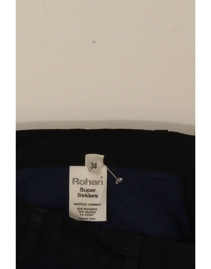 Rohan Mens Cargo Bermuda rövidnadrág nagy W34 sötétkék poliamid