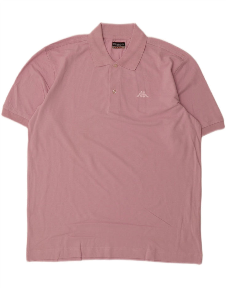 KAPPA Mens Polo Shirt Large Pink Cotton Vintage Kappa and Second-Hand Kappa from Messina Hembry 