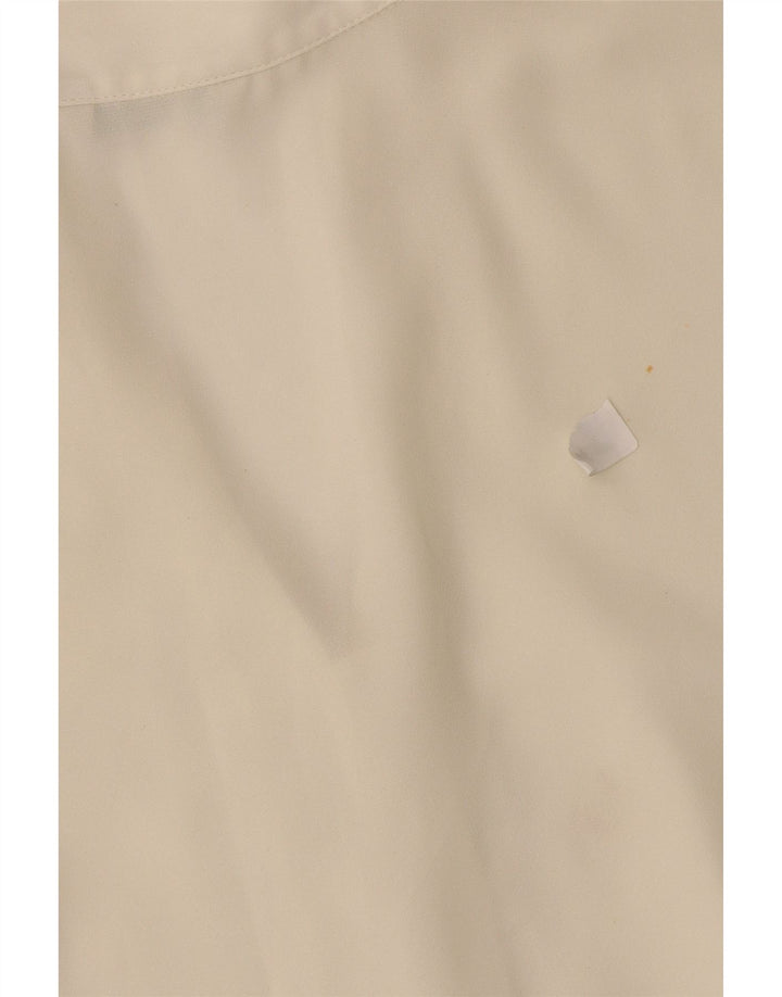 Marks & Spencer Womens Blouse Top UK 16 Large  Off White Floral Polyester