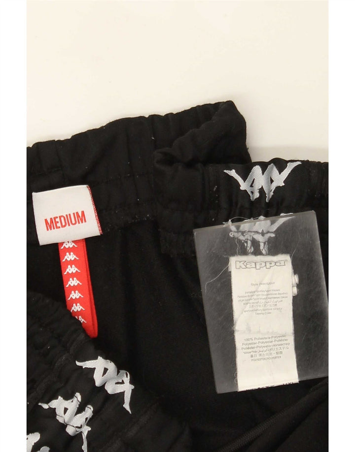 Kappa Pantalon de Survêtement Graphique Homme Noir Moyen Polyester