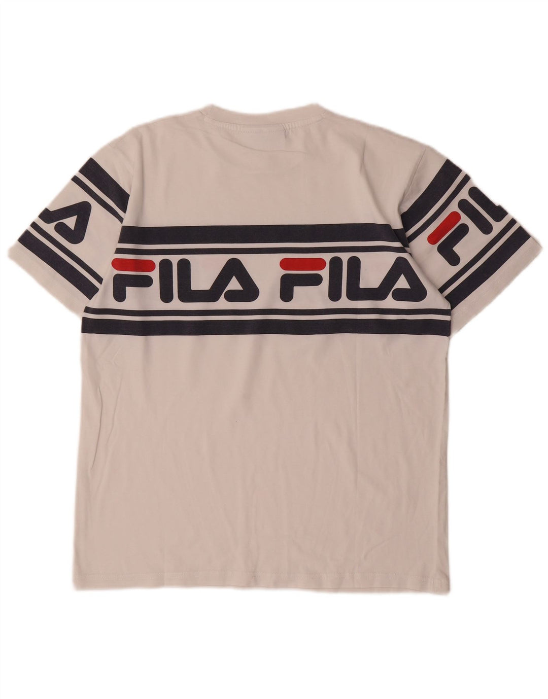 Fila T-Shirt Graphique Homme Petit Blanc
