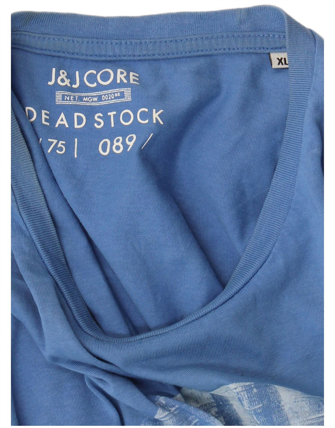 JACK & JONES Mens Graphic T-Shirt Top XL Blue