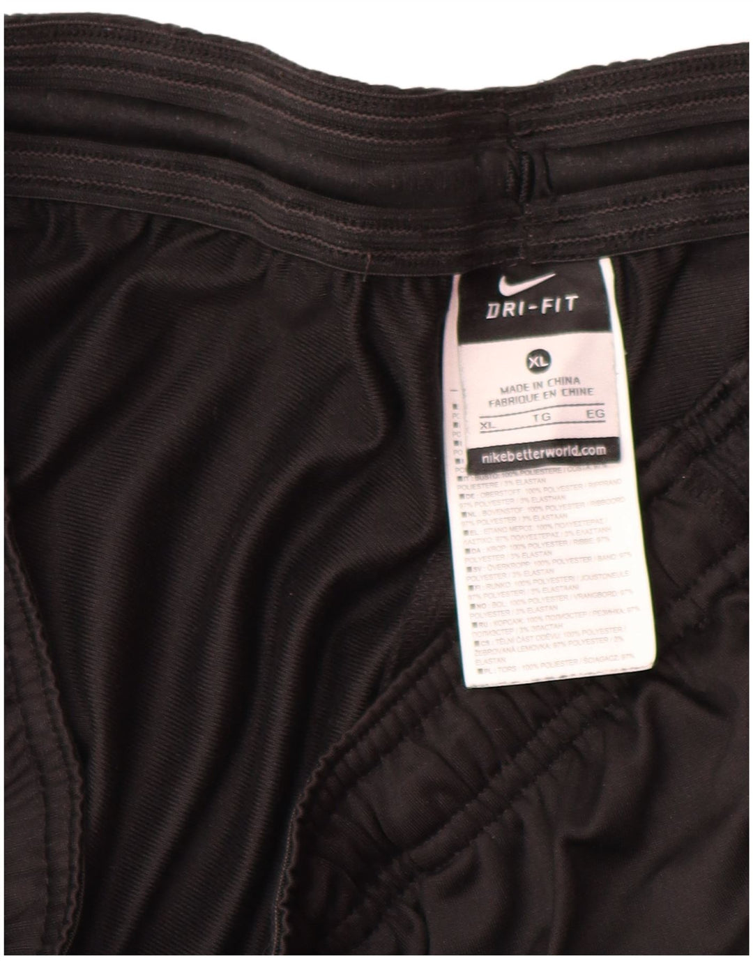 Pantaloni da tuta Nike Dri Fit da uomo XL poliestere nero