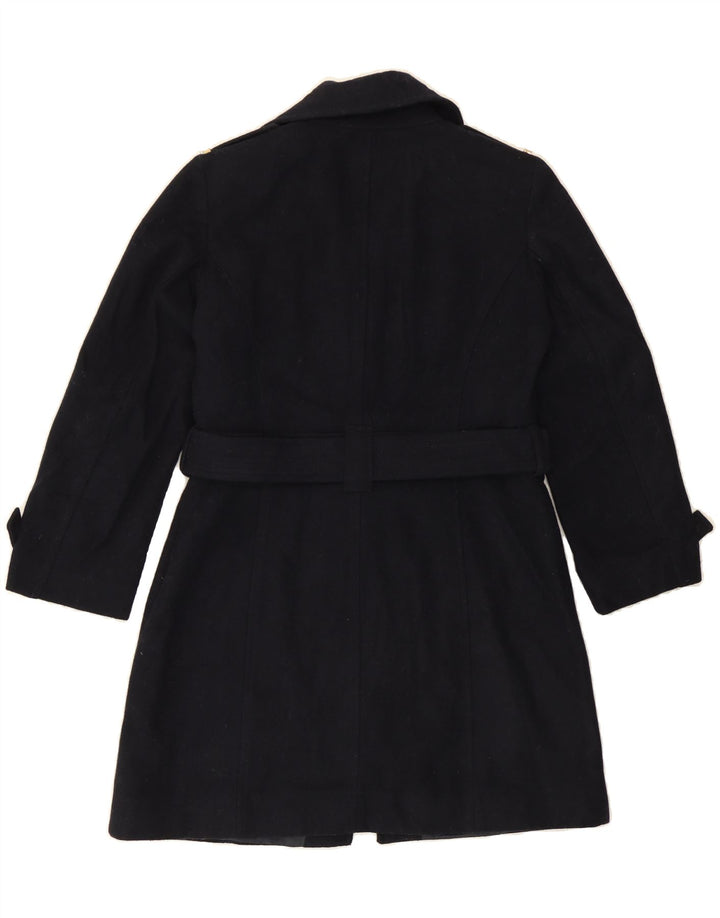 MICHAEL KORS Womens Military Overcoat US 4 Small Navy Blue Vintage Michael Kors and Second-Hand Michael Kors from Messina Hembry 