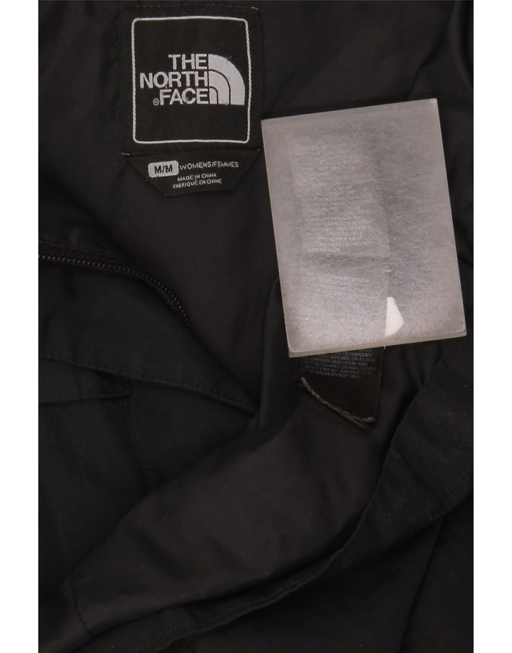 The North Face Womens Hooded Trench Coat UK 14 Medium Black Polyester