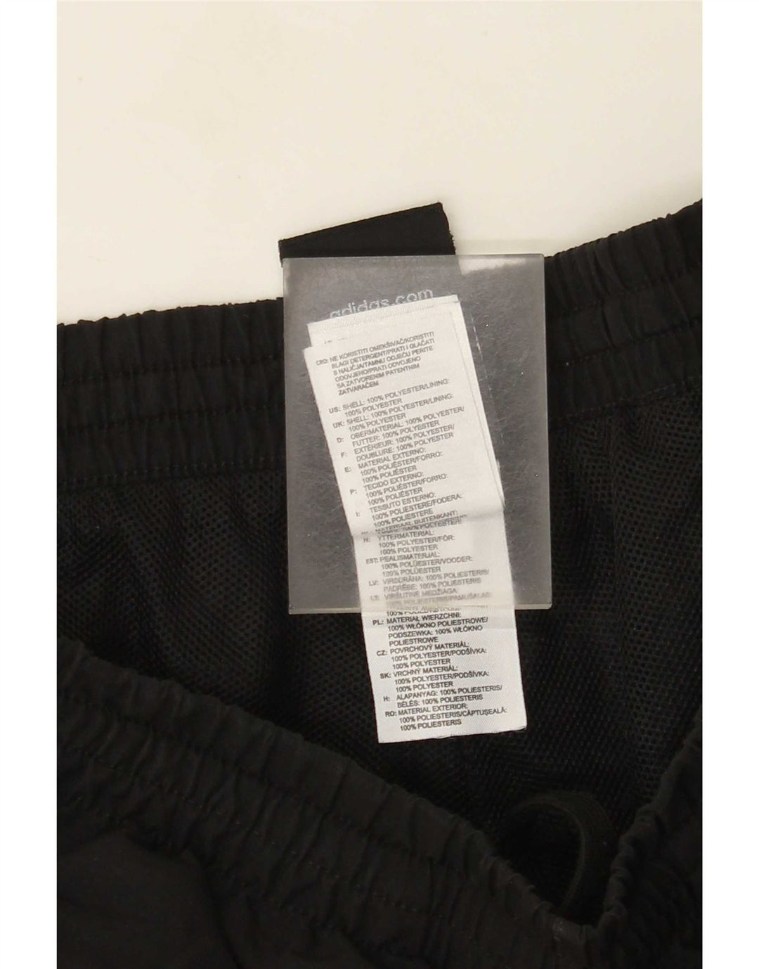 Adidas Pantalon de survêtement pour homme Noir moyen Polyester