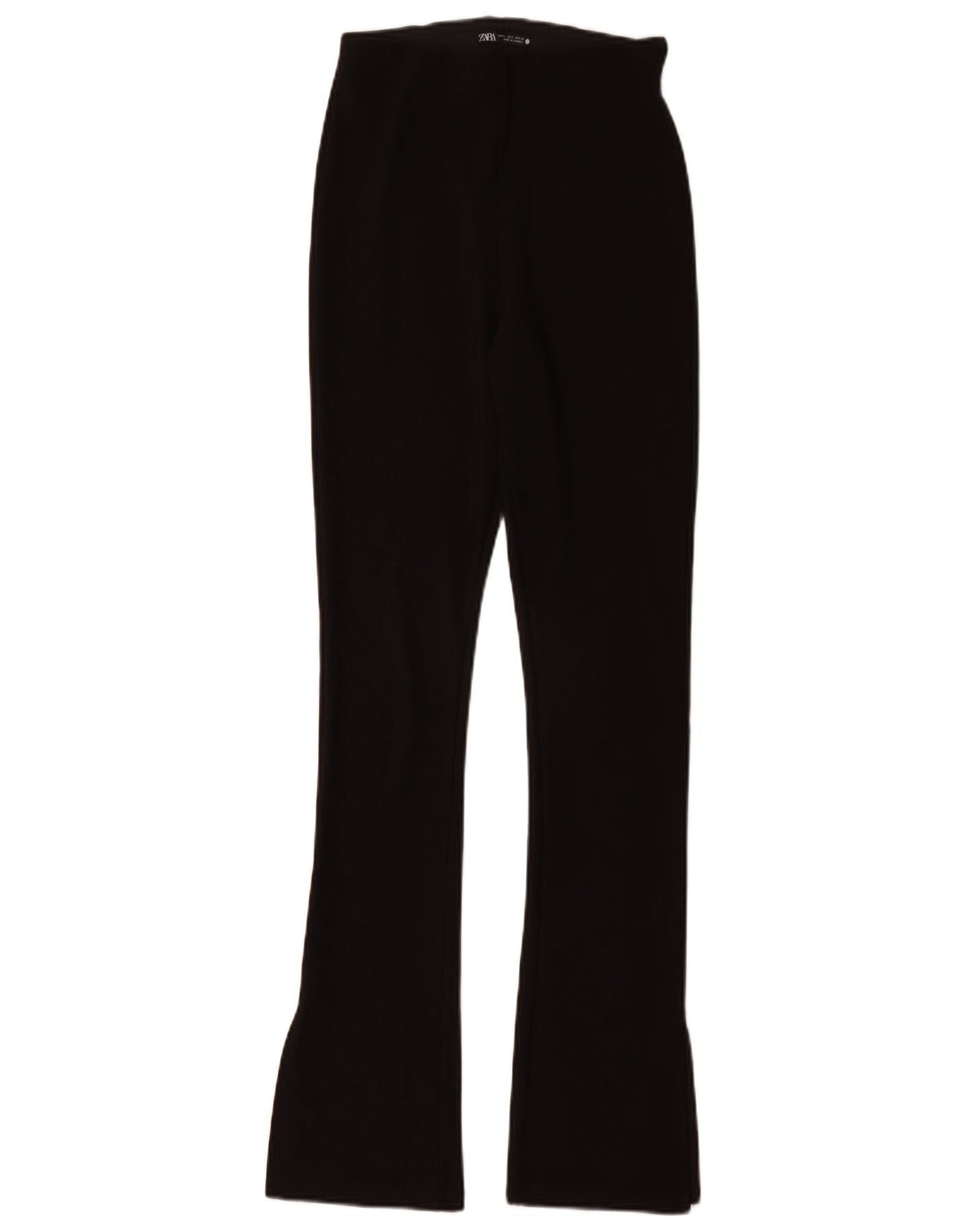 Zara Womens Flare Leggings UK 8 Small Black