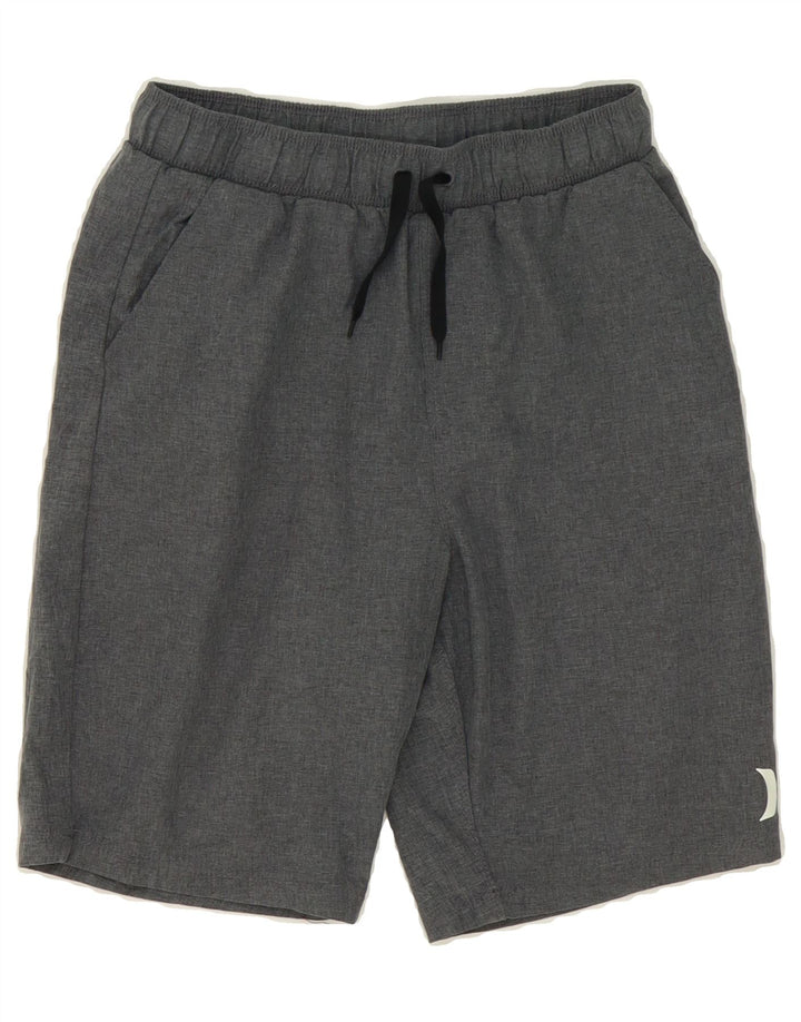 HURLEY Boys Sport Shorts 10-11 Years Medium  Grey Cotton Vintage Hurley and Second-Hand Hurley from Messina Hembry 