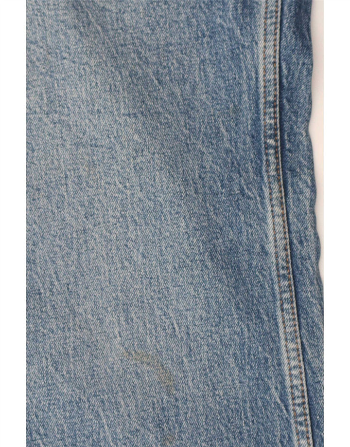 Topshop Womens Relaxed Flared Jeans W26 L30 Blue Cotton