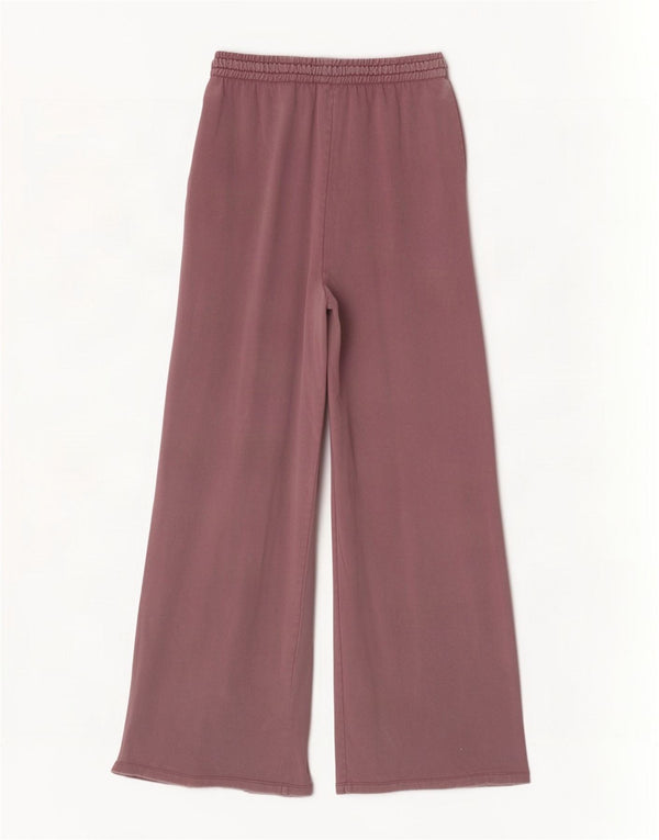 Zara Womens Wide Leg Tracksuit Trousers UK 12 Medium Purple