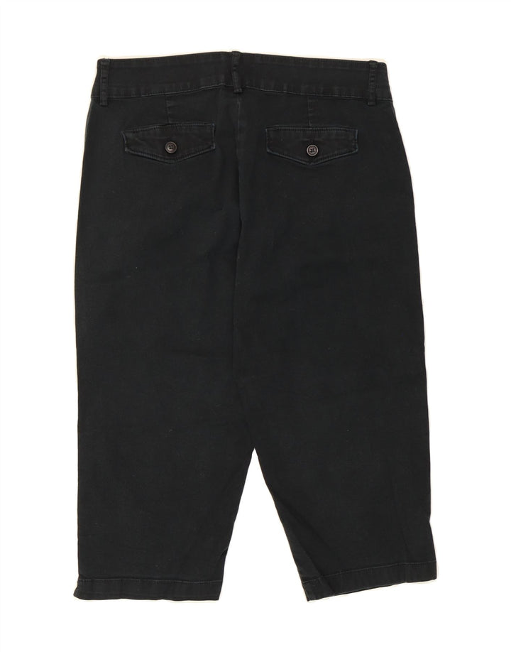 LEE Womens Petite Capri Trousers US 6 Medium W28 Black Cotton Vintage Lee and Second-Hand Lee from Messina Hembry 
