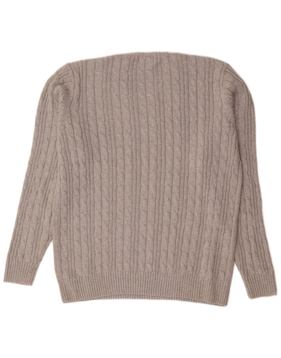 Marks & Spencer Pull à col rond coupe classique pour homme en coton gris Taille L