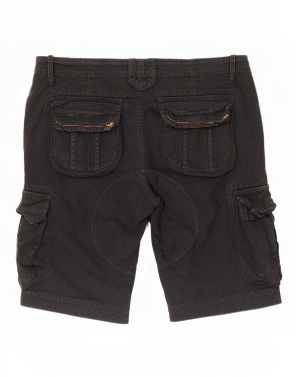 Superdry Herren Cargoshorts 2XL W38 Schwarz Baumwolle