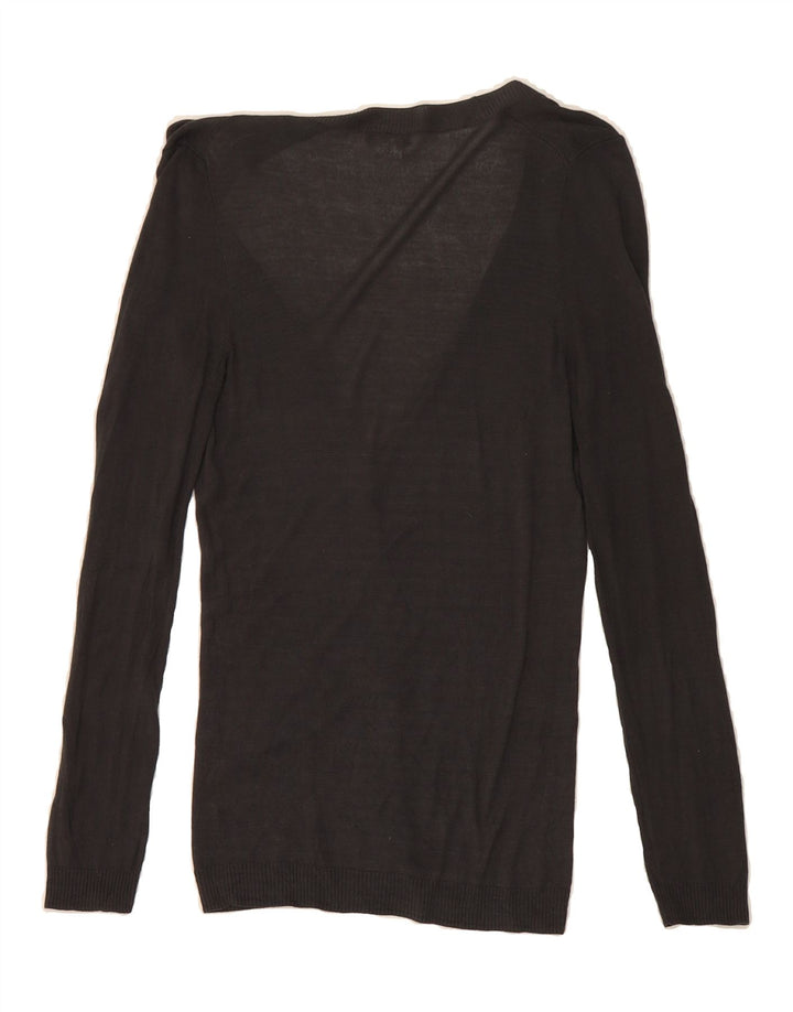 J. CREW Womens Cardigan Sweater UK 8 Small Grey Rayon Vintage J. Crew and Second-Hand J. Crew from Messina Hembry 