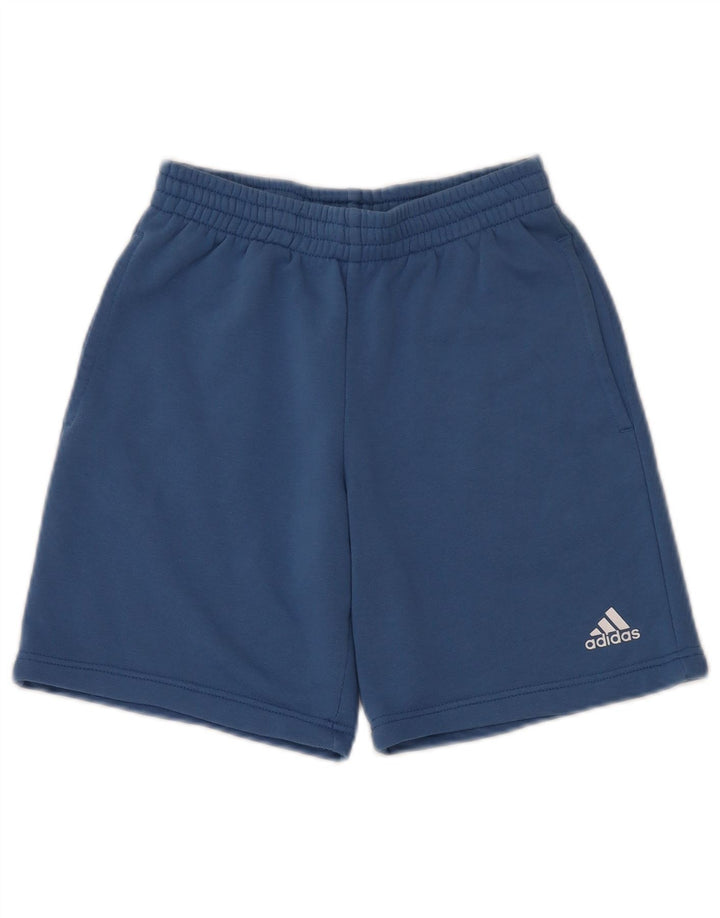 ADIDAS Boys Sport Shorts 10-11 Years Blue