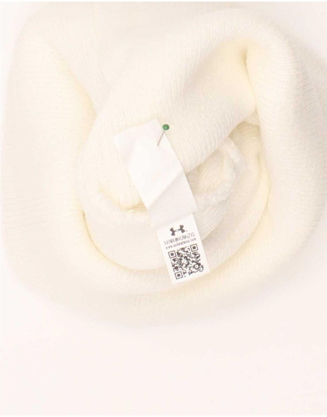 Under Armour Mens Beanie Hat One Size White Acrylic