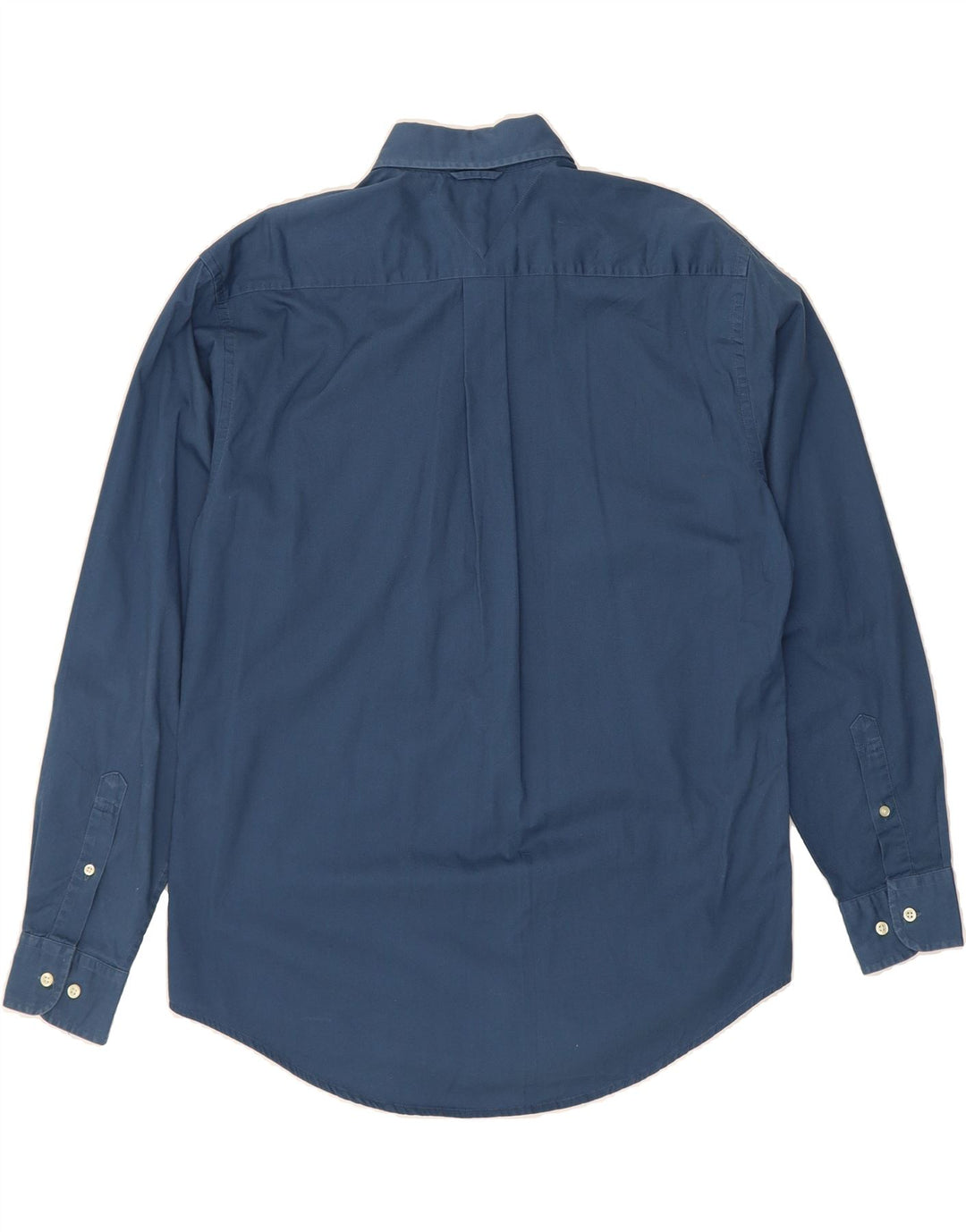 TOMMY HILFIGER Mens Shirt Medium Blue Cotton Vintage Tommy Hilfiger and Second-Hand Tommy Hilfiger from Messina Hembry 