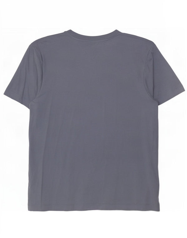 Camiseta gráfica masculina Tommy Hilfiger Top 2XL algodão azul
