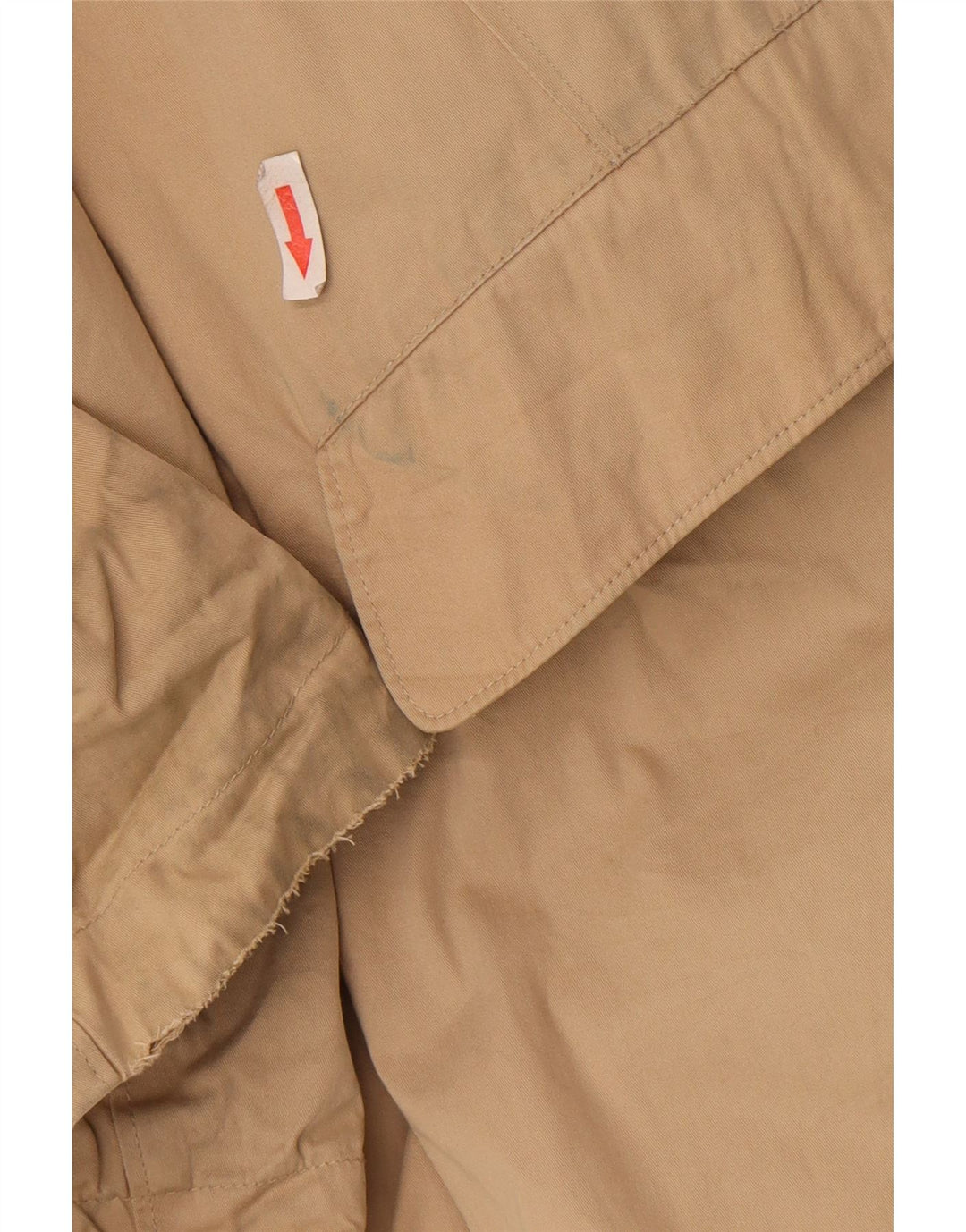 Gant Mens Overcoat UK 40 Large Beige Colourblock