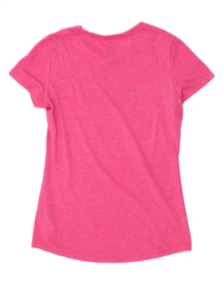 PUMA Womens Graphic T-Shirt Top UK 10 Small Pink Polyester Vintage Puma and Second-Hand Puma from Messina Hembry 