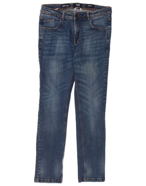 Мужские джинсы Dack's Slim IT 48 Medium W32 L30 Синие, хлопок