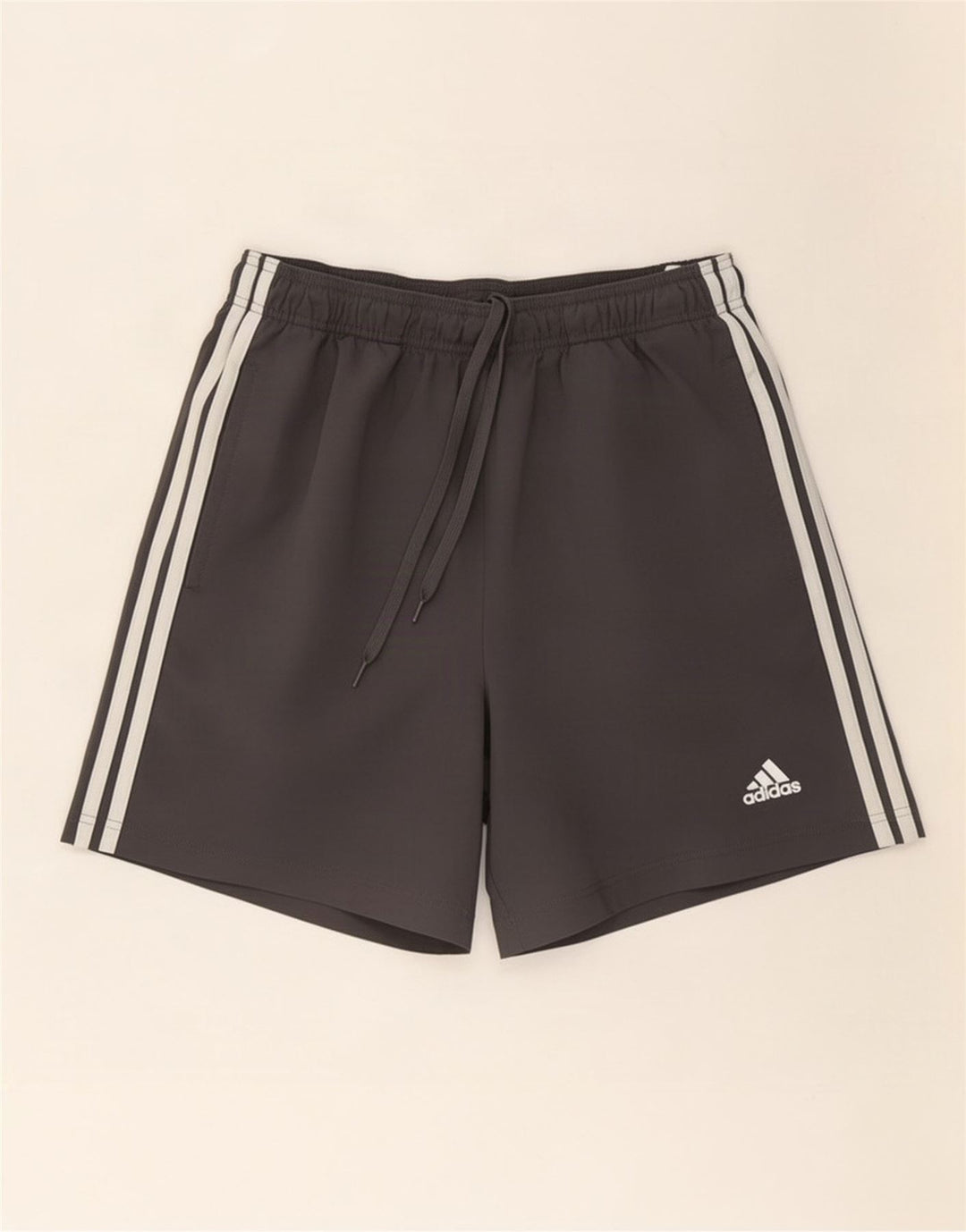 Ανδρικό αθλητικό σορτς Adidas μεγάλο γκρι πολυεστέρα