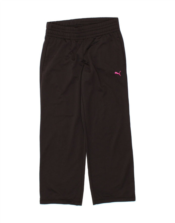 PUMA Womens Tracksuit Trousers UK 8 Small Black Polyester Vintage Puma and Second-Hand Puma from Messina Hembry 