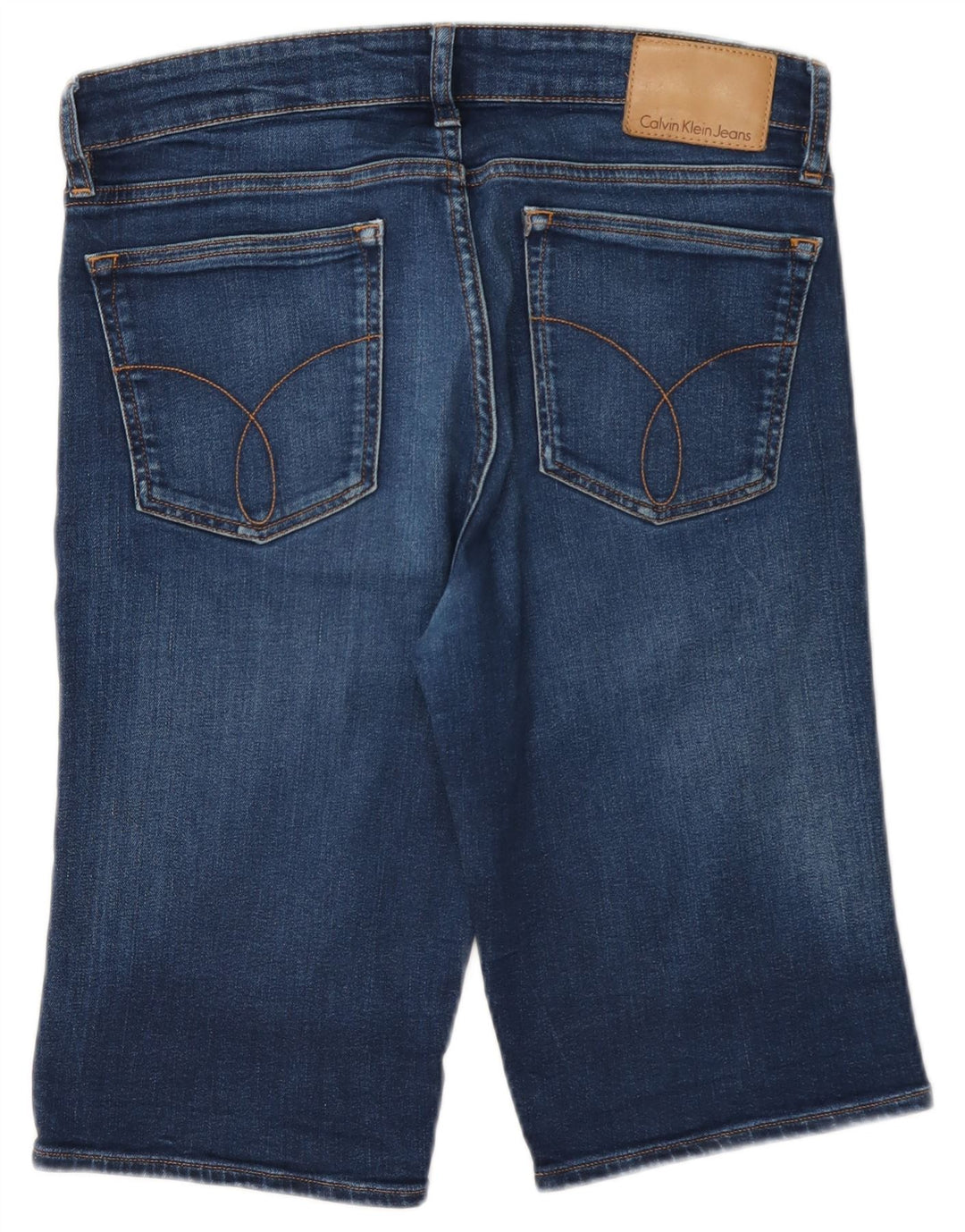 Calvin Klein Mens Denim Shorts W31 Medium Blue Cotton