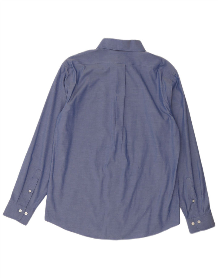 Brooks Brothers Mens Shirt Medium Blue Cotton