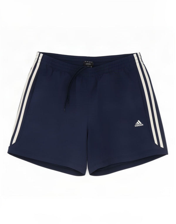 Adidas Mens Climalite Sport Shorts Large Navy Blue Polyester