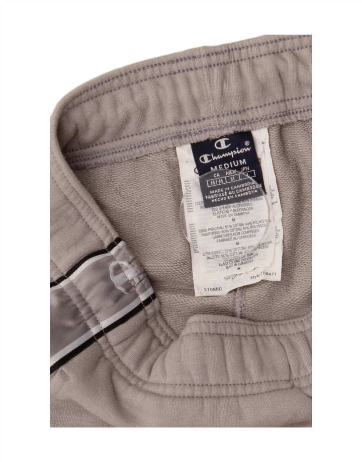 Champion Mens Graphic Sport Shorts Medium Grey Cotton
