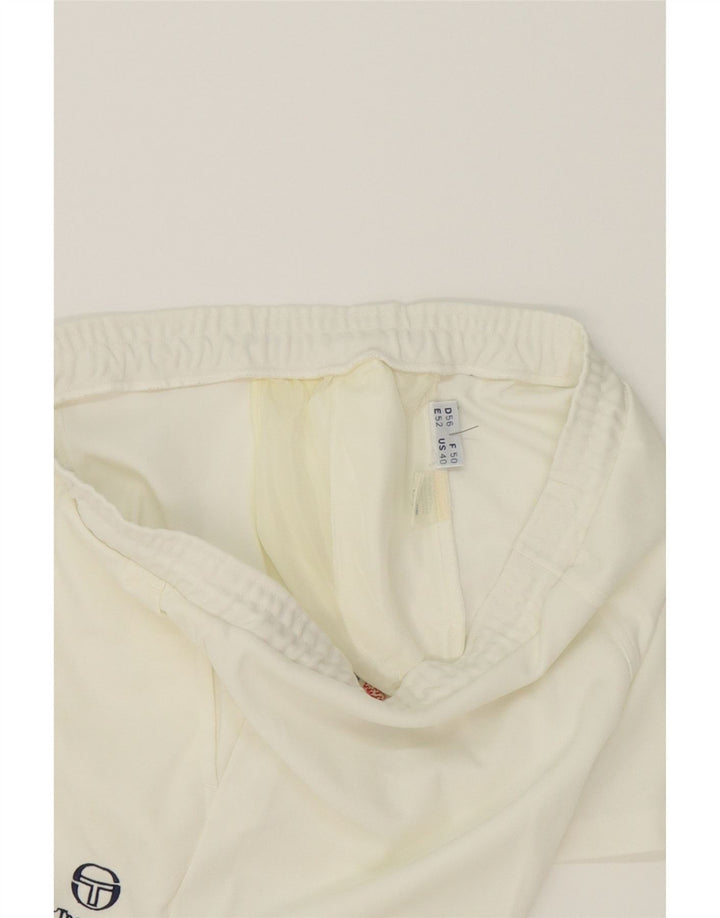 SERGIO TACCHINI Womens Sport Shorts UK 20 2XL  White Polyester Vintage Sergio Tacchini and Second-Hand Sergio Tacchini from Messina Hembry 