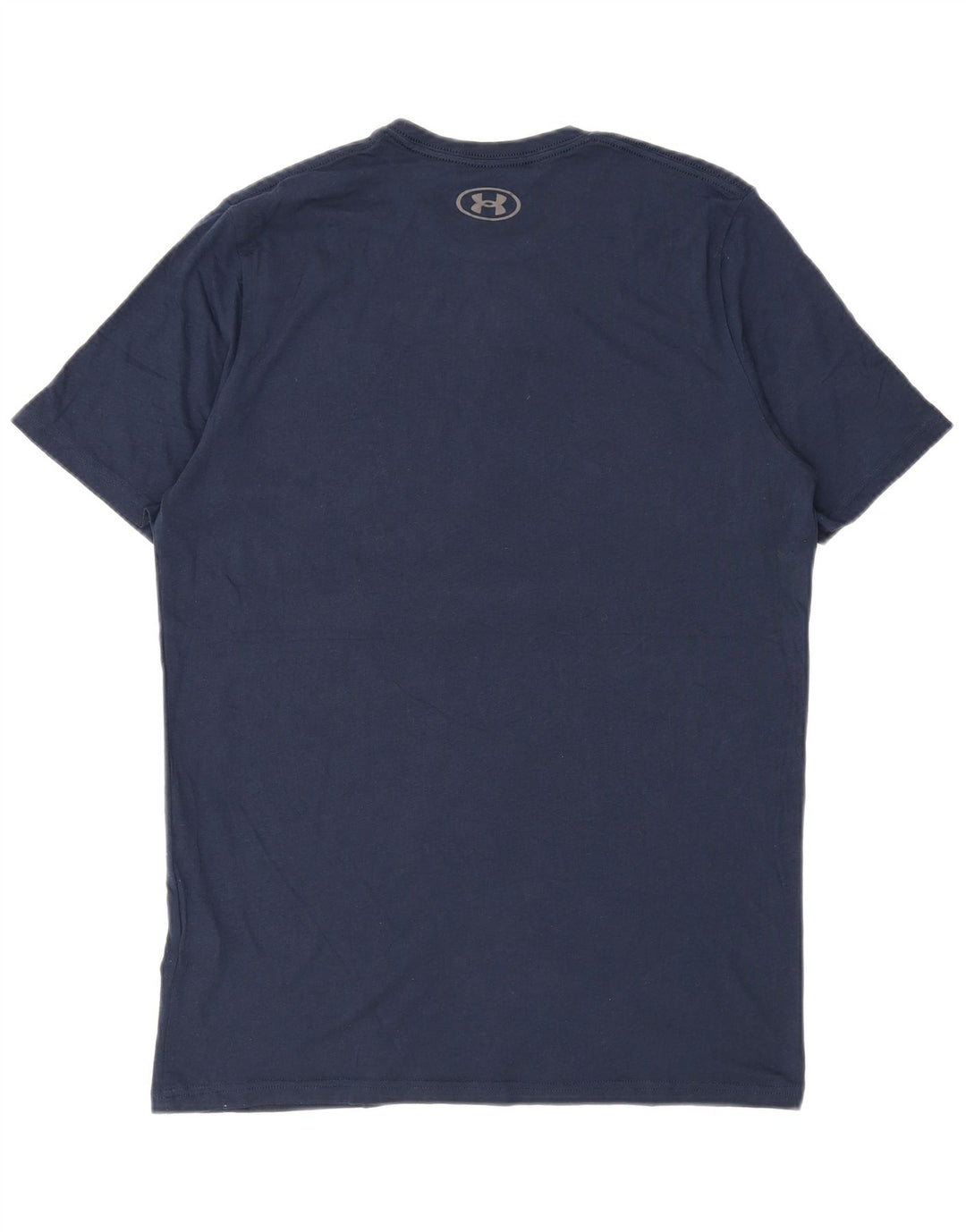 UNDER ARMOUR Mens T-Shirt Top Medium Navy Blue Cotton