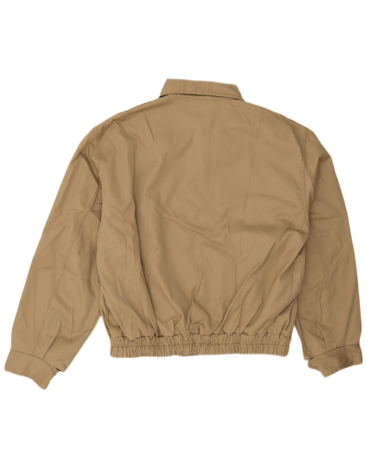Vintage Bomberjakke til mænd UK 40 Large Beige Polyester