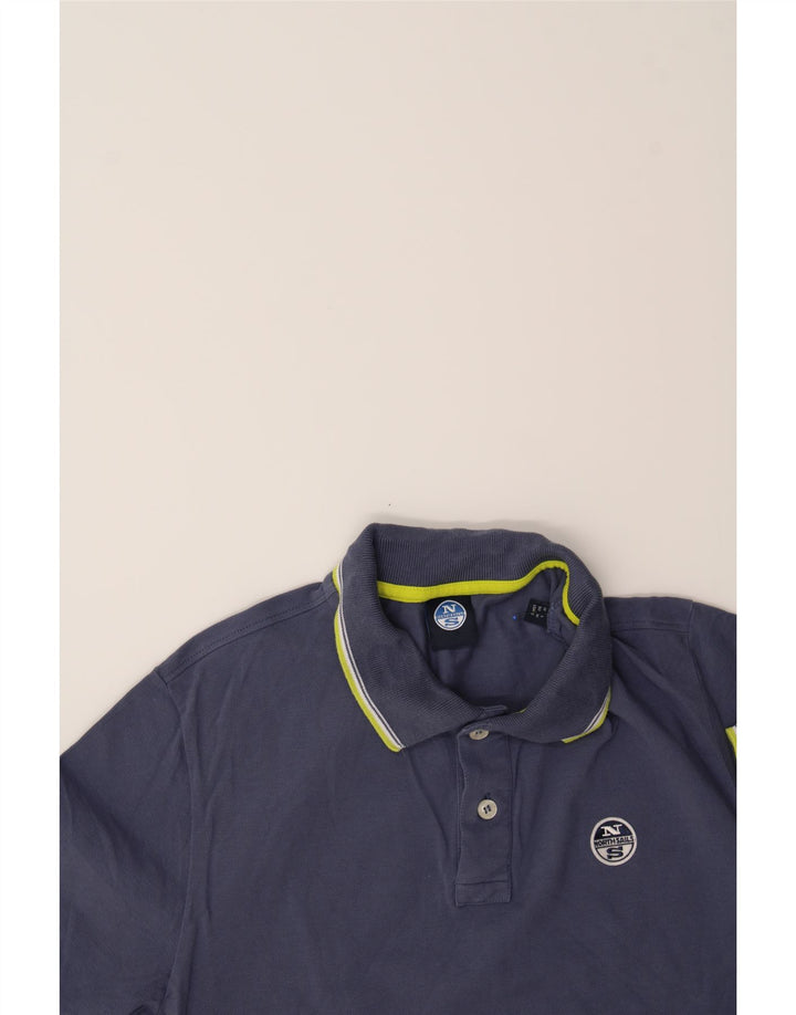 NORTH SAILS Mens Polo Shirt Small Navy Blue Cotton Vintage North Sails and Second-Hand North Sails from Messina Hembry 