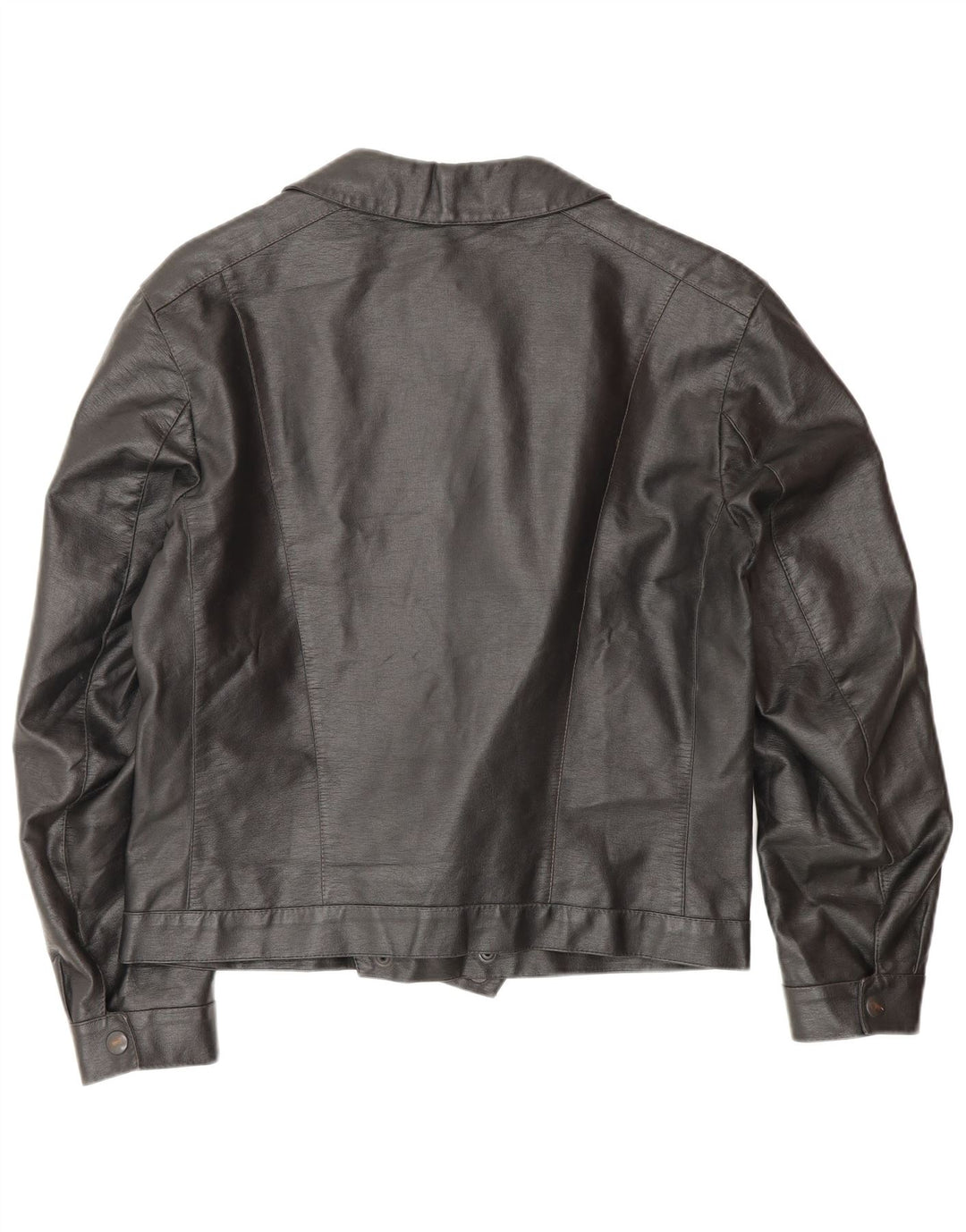 Vintage Mens Leather Biker Jacket UK 38 Medium Black