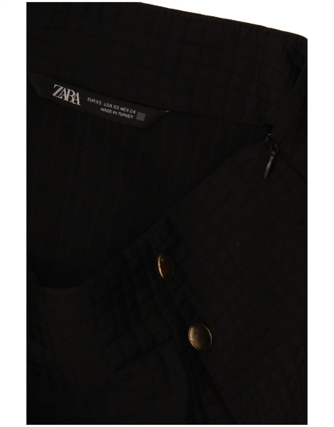 ZARA Womens Mini Skirt XS W25  Black