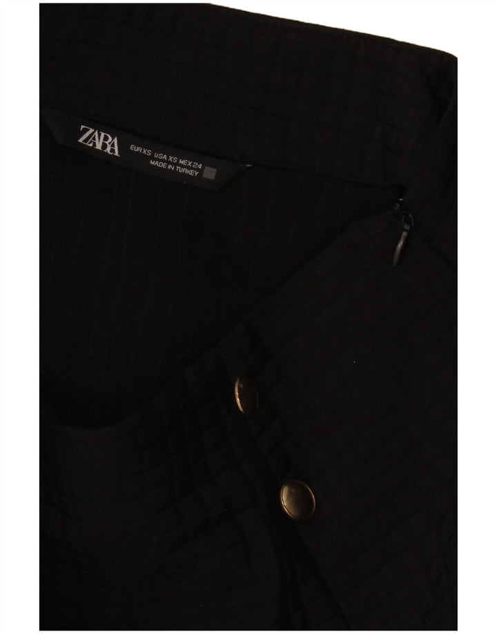 ZARA Womens Mini Skirt XS W25  Black