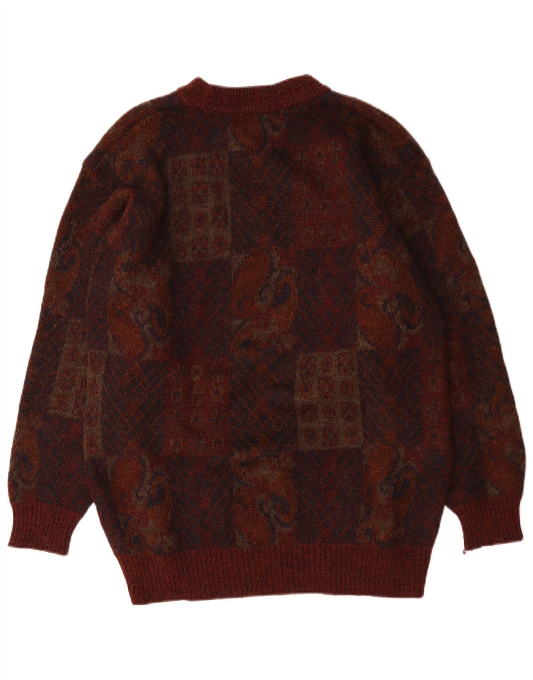 Marks & Spencer Maglione maglione girocollo St. Michael da uomo Borgogna medio