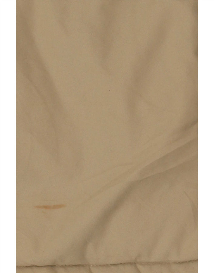 Fila Womens Polstret Frakke UK 14 Large Beige Polyester