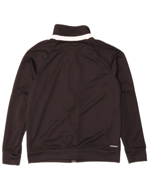 Adidas Veste de Survêtement Aeroready Garçon 13-14 Ans Noir Colorblock