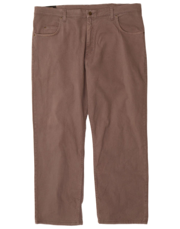 Blugi drepti Brooklyn pentru femei Lee W42 L30 bumbac gri