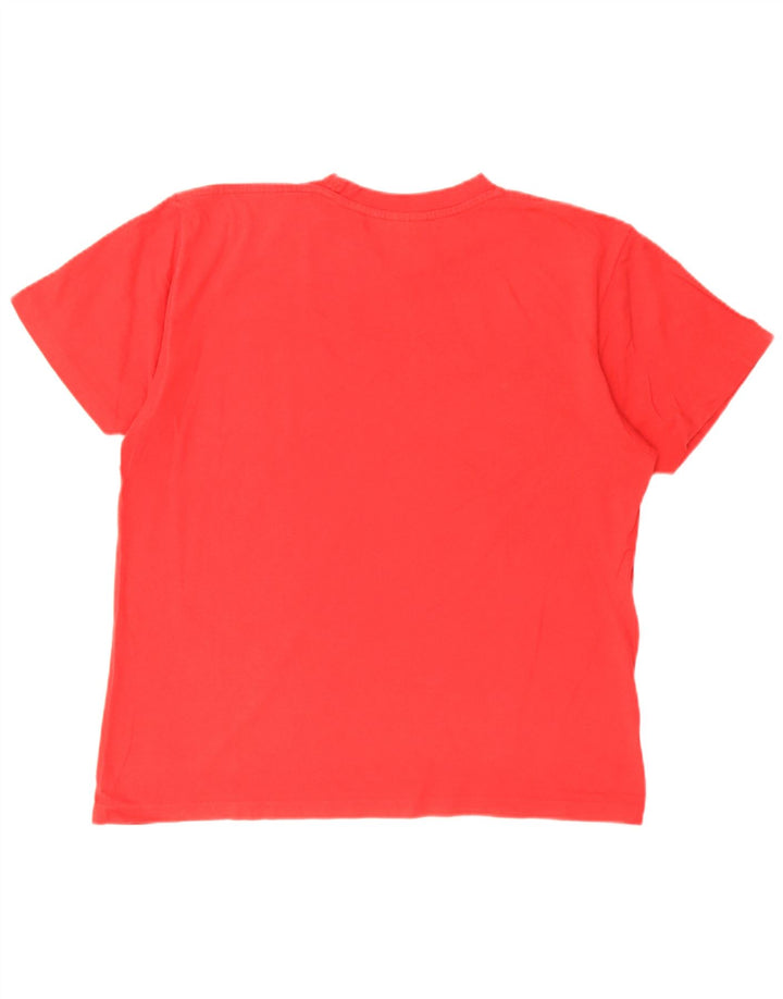 Champion Mens Graphic T-Shirt Top Large Red