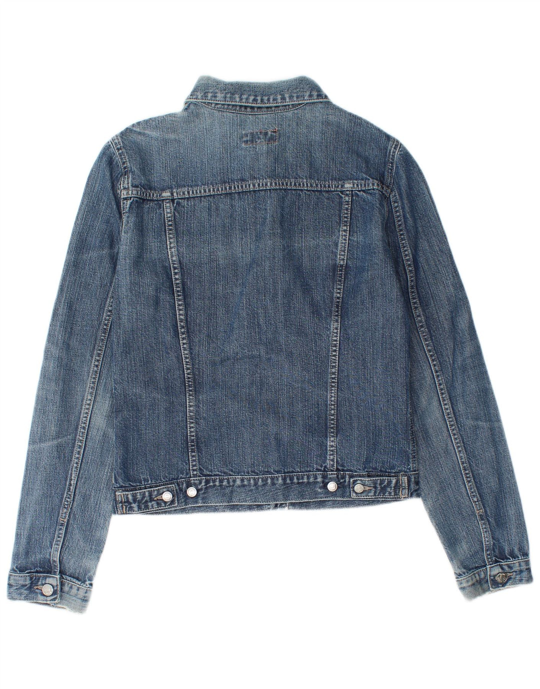 Carrera Womens Denim Jacket UK 12 Medium Blue Cotton