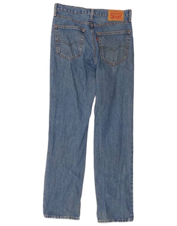 Levi's Mens 516 Straight Jeans W31 L32 Blue Cotton