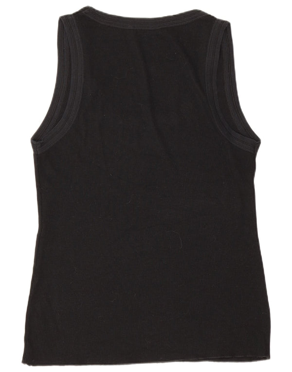 Zara Débardeur Femme UK 14 Large Noir