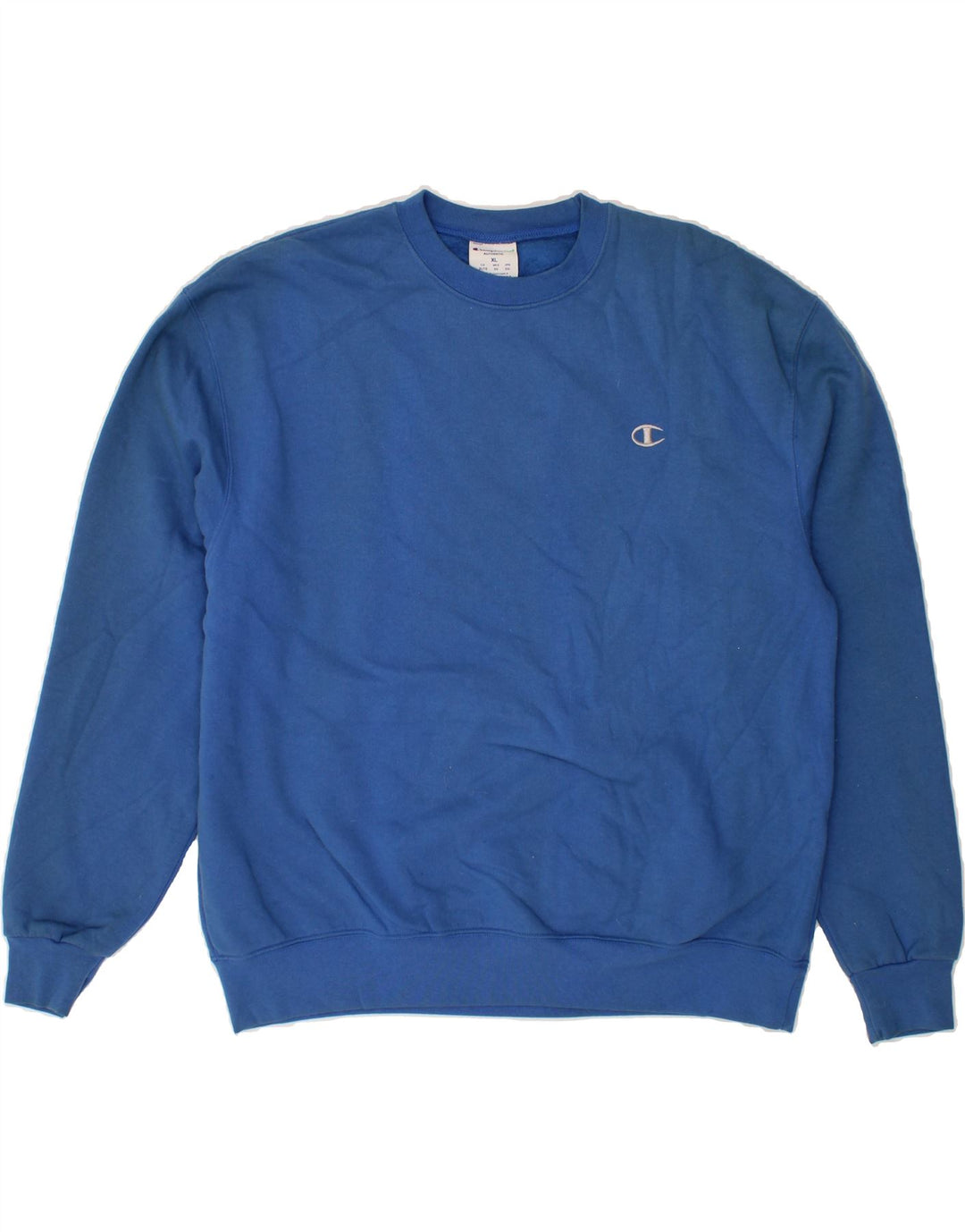 CHAMPION Mens Sweatshirt Jumper XL Blue Cotton Vintage Champion and Second-Hand Champion from Messina Hembry 