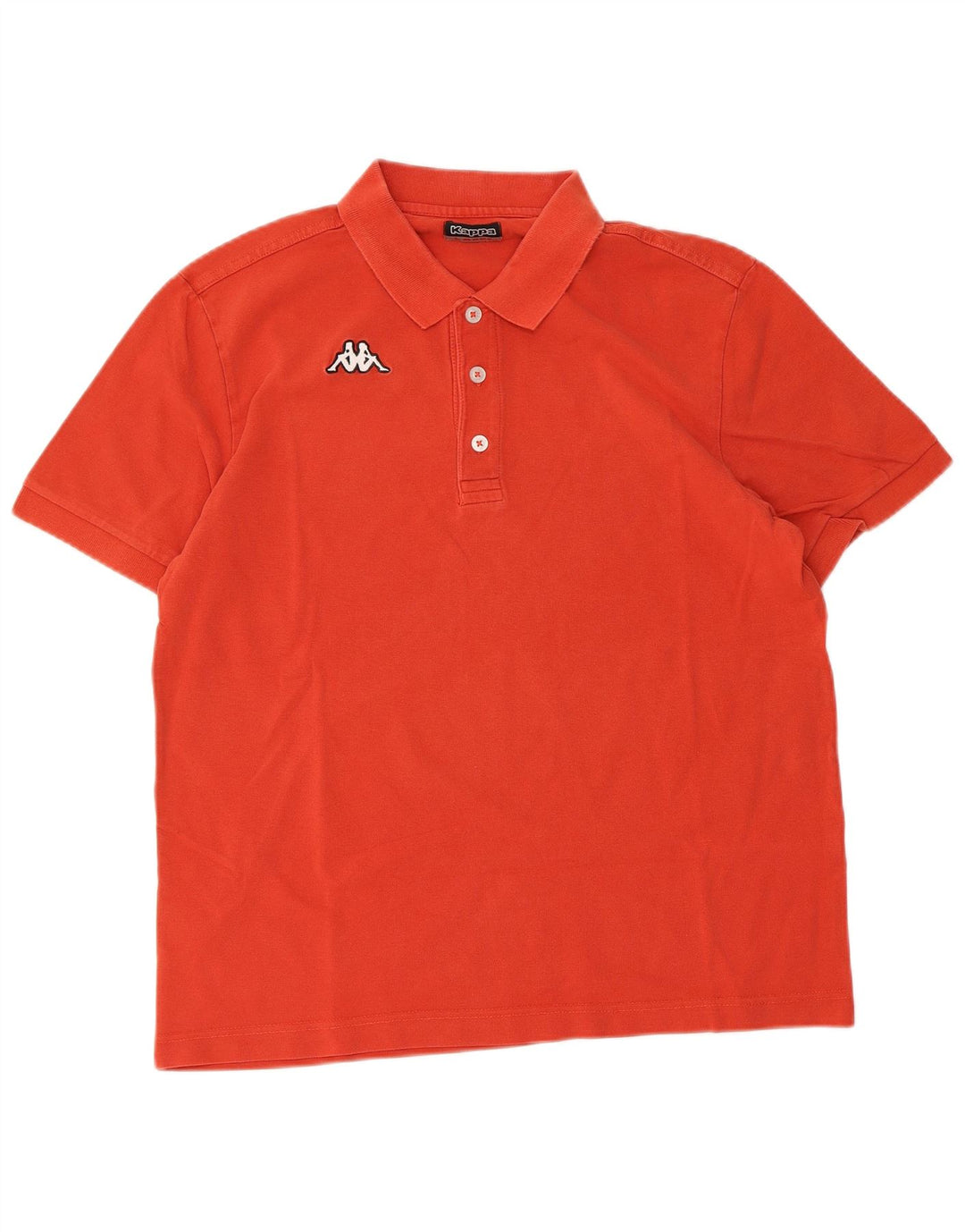 KAPPA Mens Polo Shirt Large Red