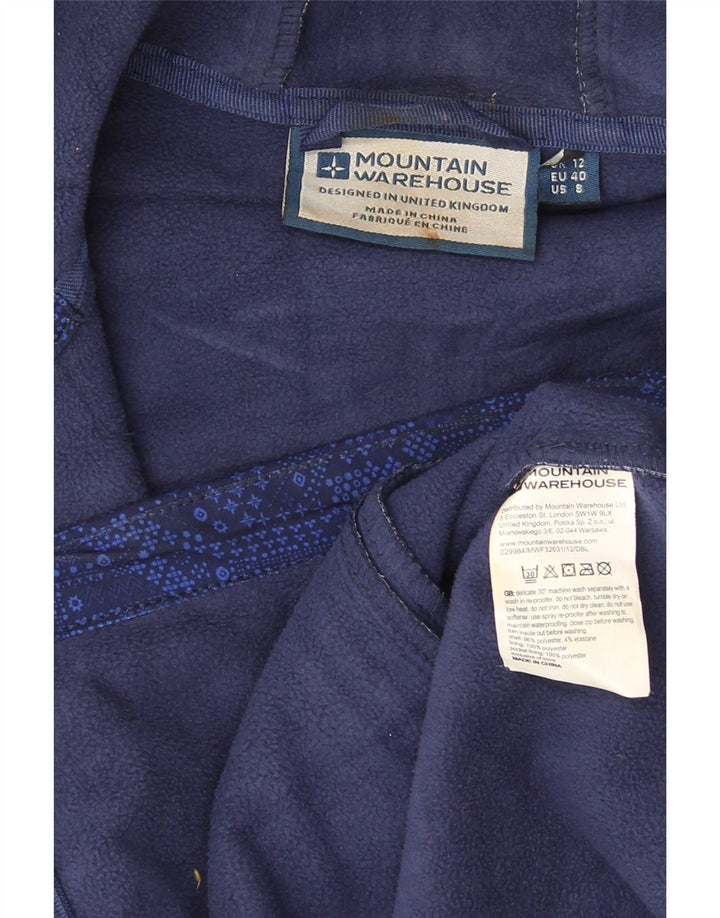 Mountain Warehouse Damen-Windbreaker-Jacke, UK 12, mittelblau, geometrisch