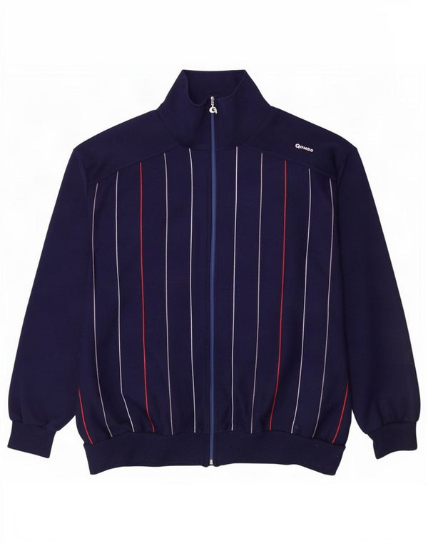 Giacca da tuta da uomo Gonso IT 52 Large in poliacrilico a strisce blu navy